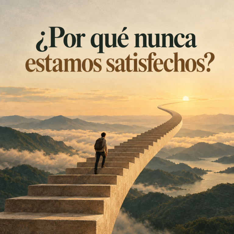 ¿Por qué nunca estamos satisfechos?